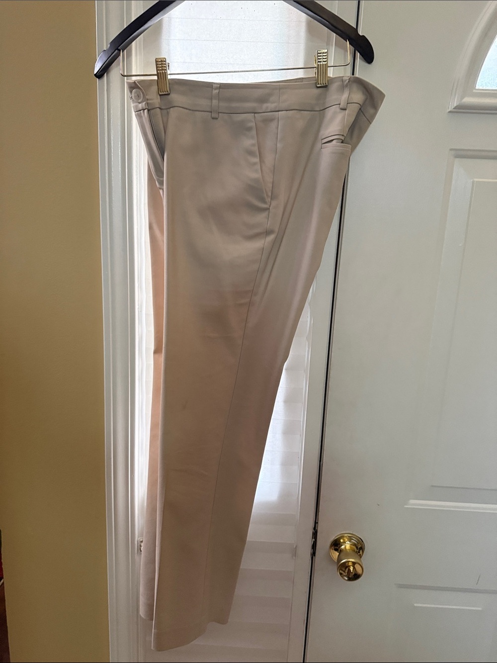 Classic Woman’s Dress Pants in Light Beige